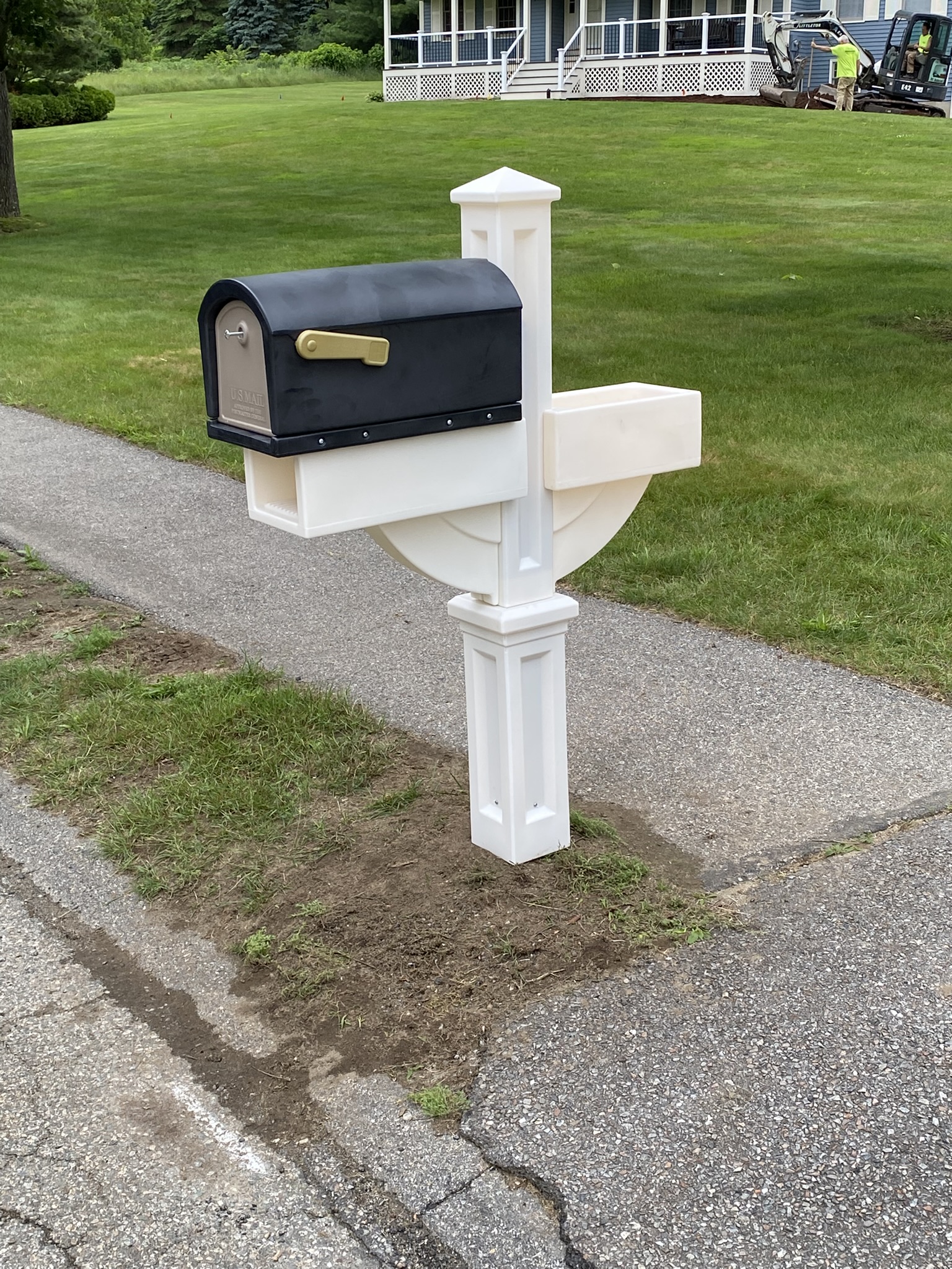 Custom Mailbox Post Installation