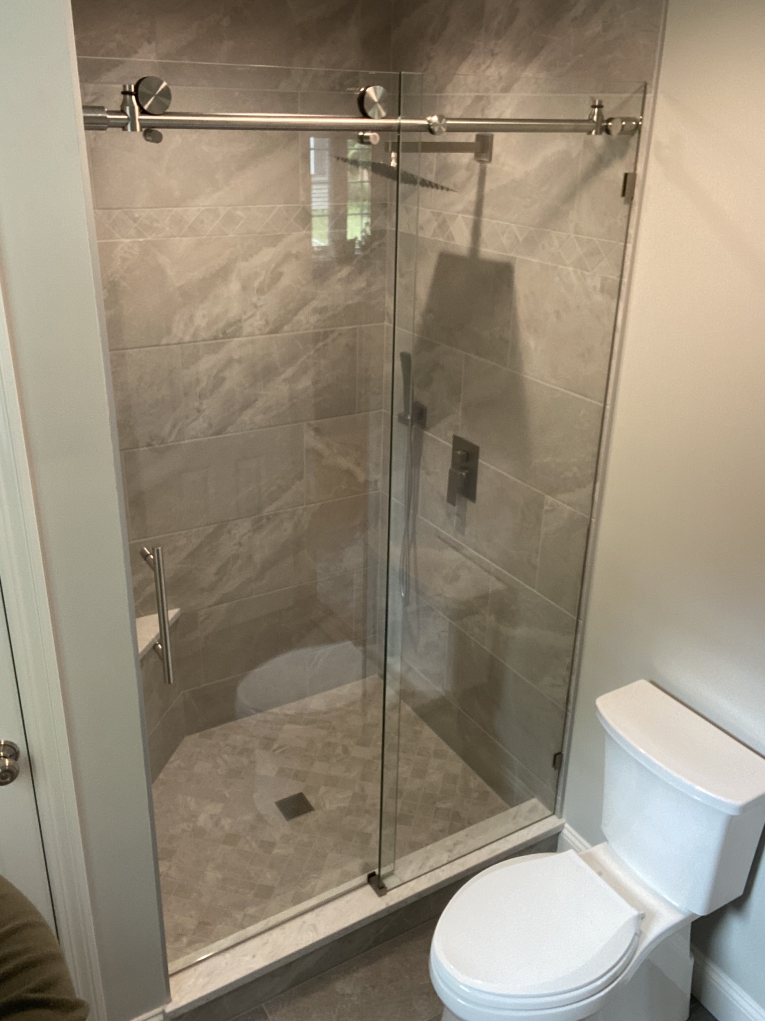 Modern Frameless Shower Installation